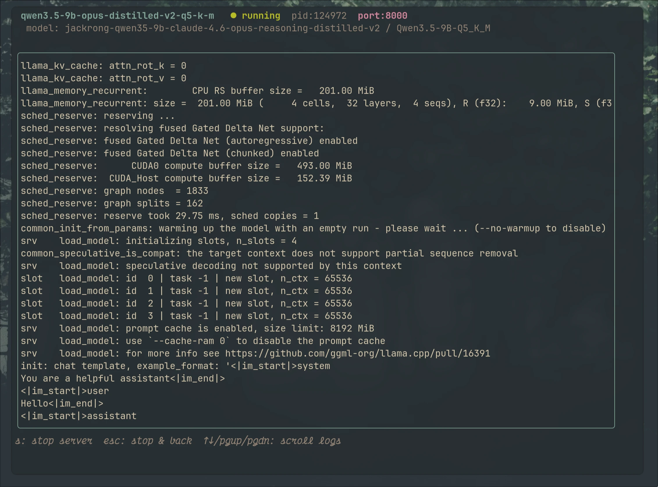 infai live server logs